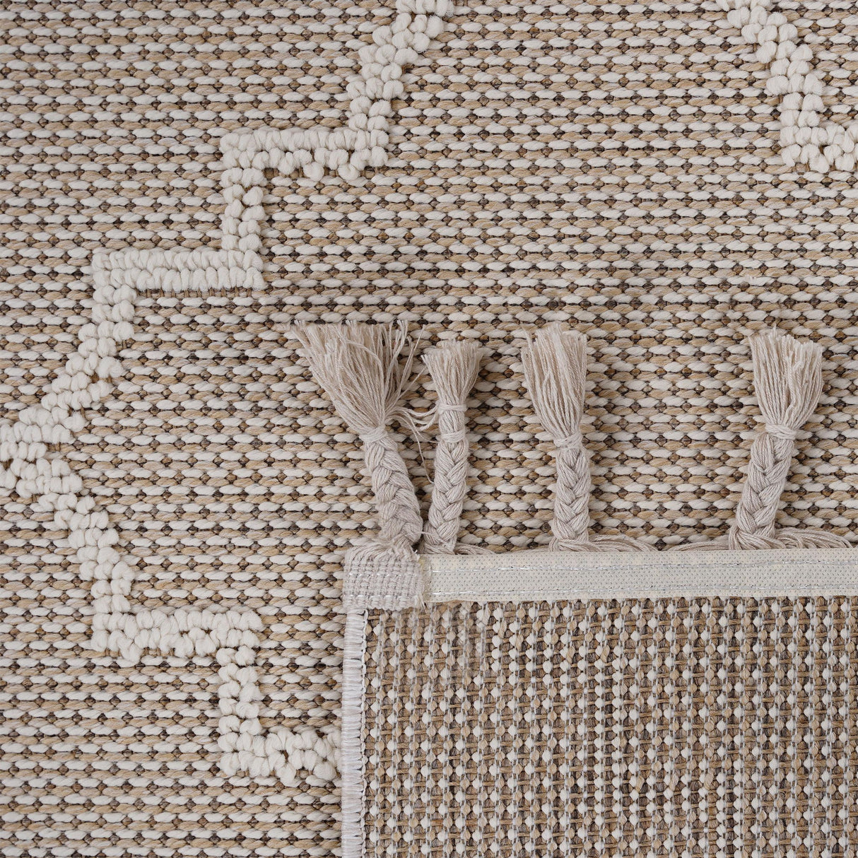 Guros - 4' X 6' Trellis Indoor / Outdoor Area Rug - Ivory