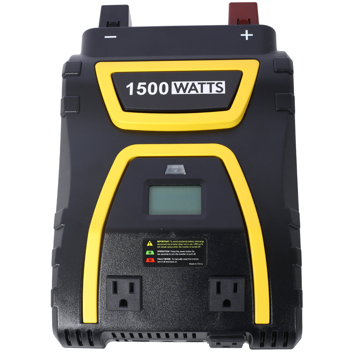 1500 Watts Power Inverter with LCD Display - Portable AC Power Solution