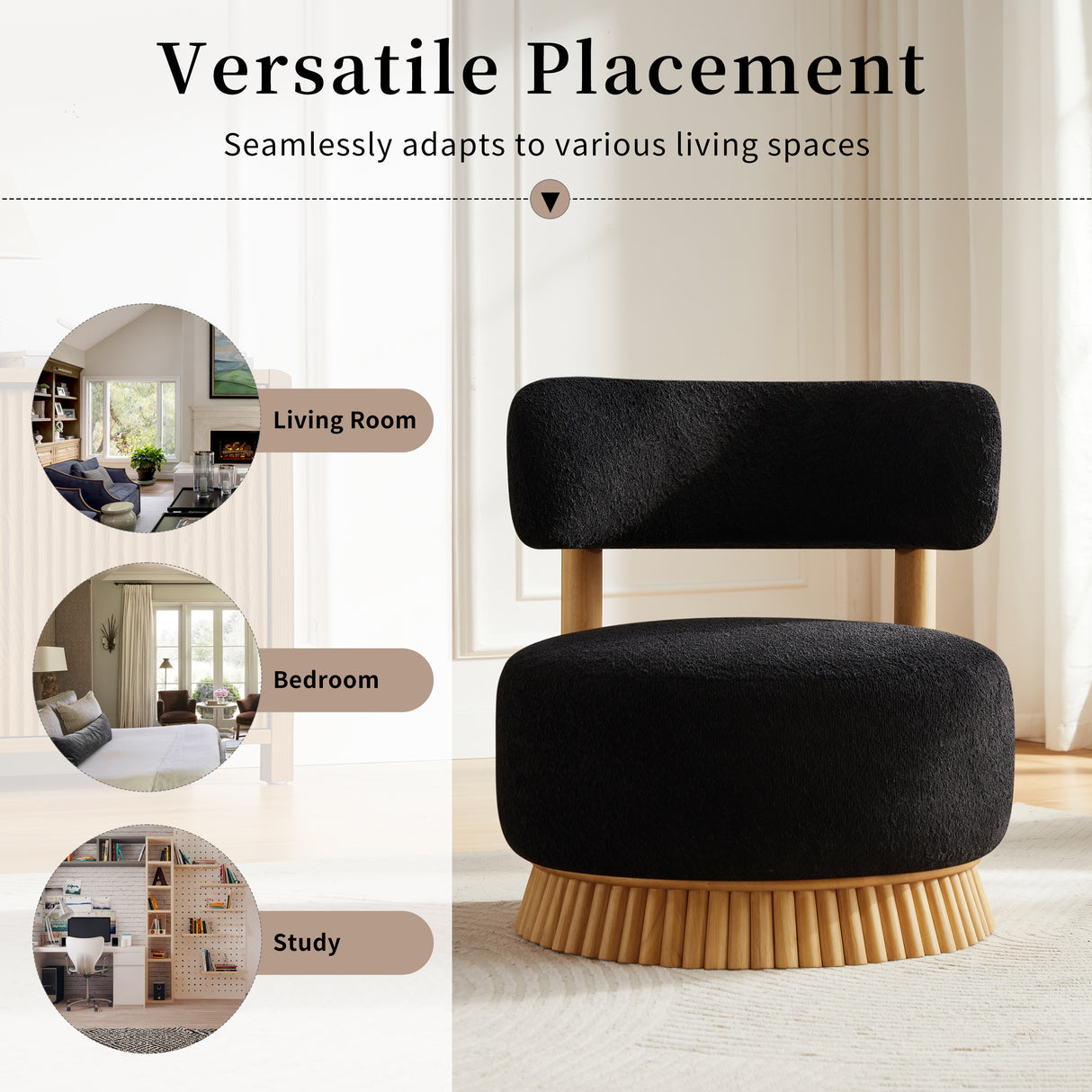 Modern 27.5" W Farmhouse Armless Chair Set of 2