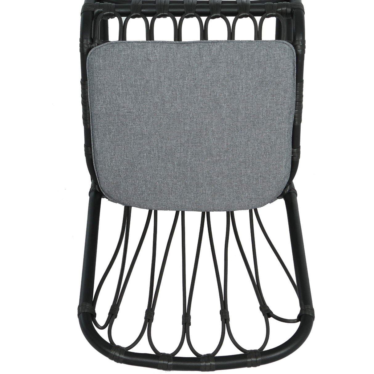 Outdoor Wicker Dining Chairs With Washable Cushion (Set of 2)