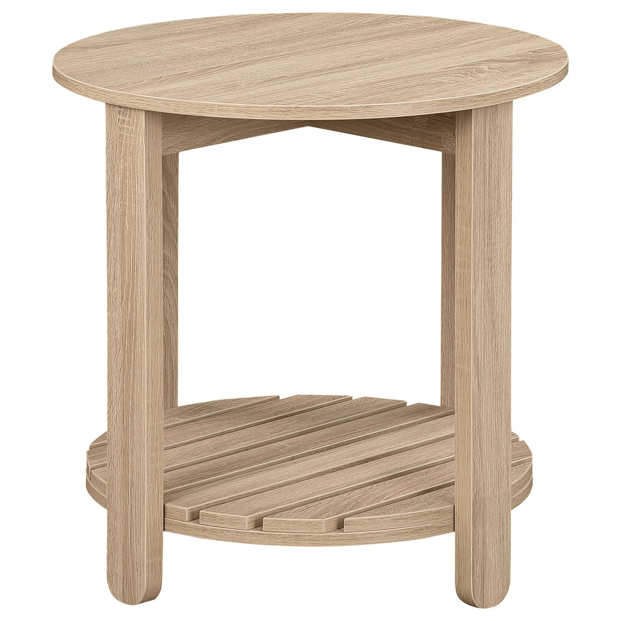 Altos - 1 Shelf Round Table