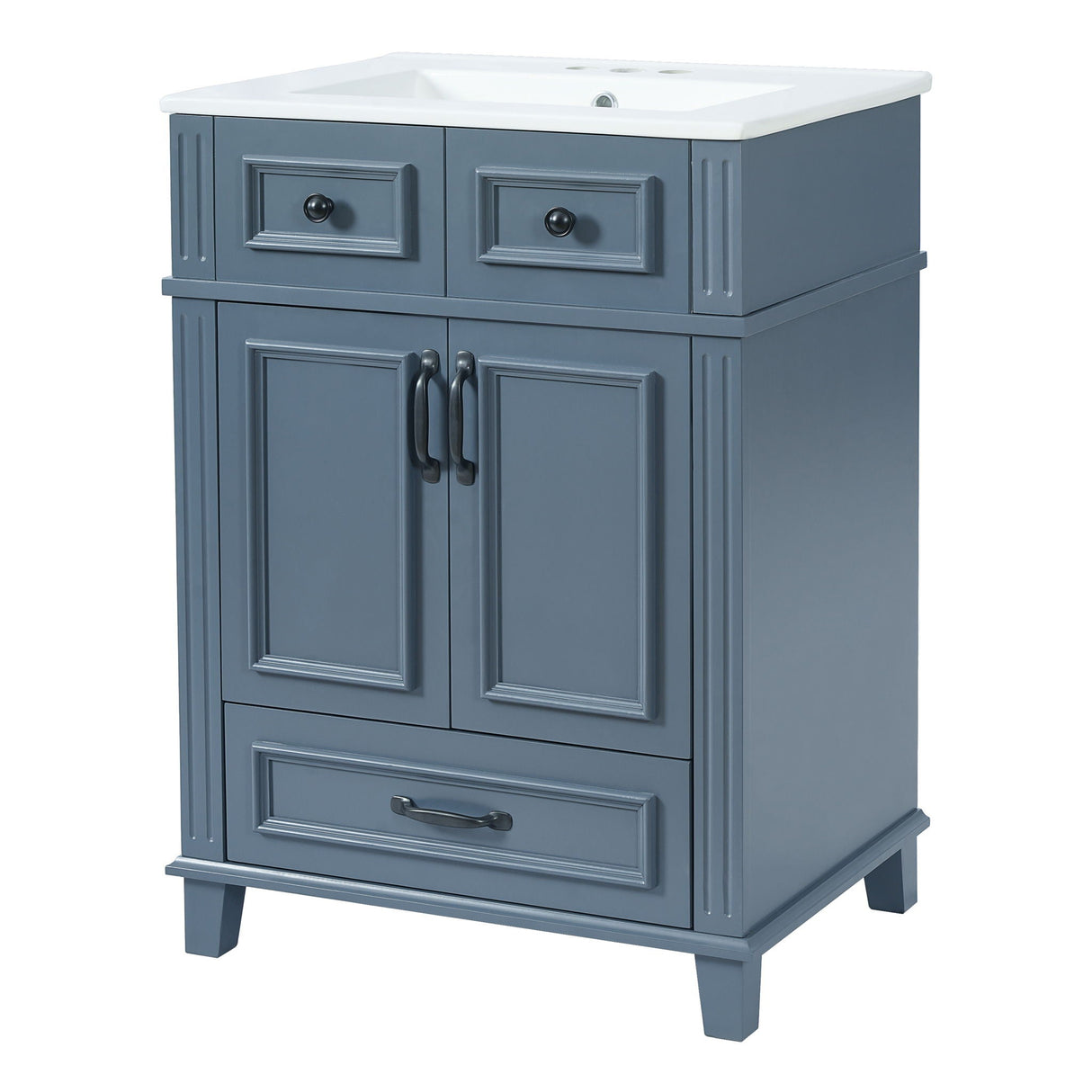 Bathroom Vanity With Sink And Storage Cabinet