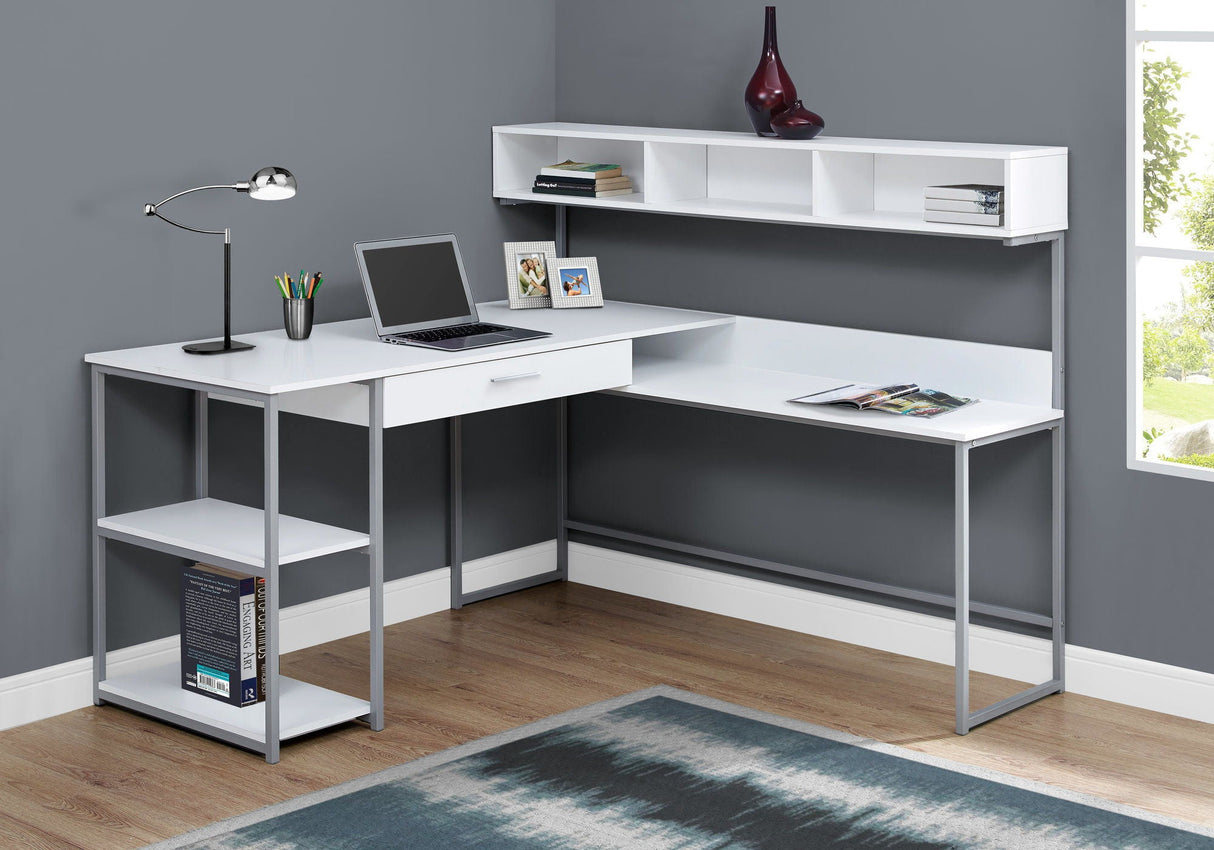 Computer Desk, Home Office, Corner, Storage Drawers, L Shape, Laptop, Contemporary & Modern - Best Buy Furniture
