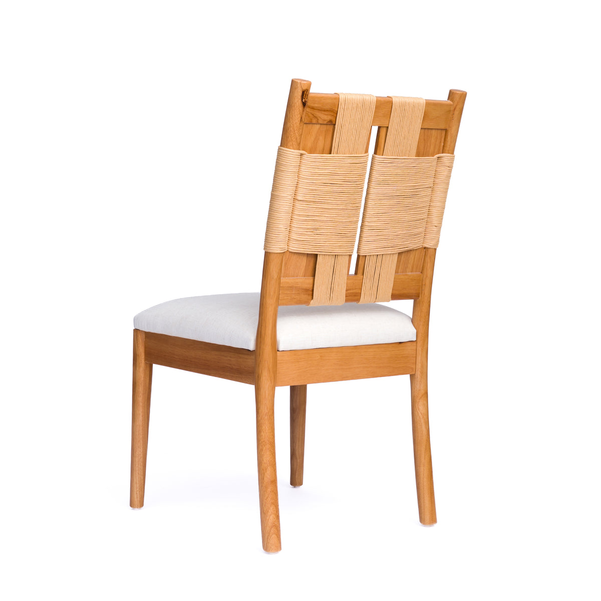2-Piece Paper Rope Dining Chairs Set