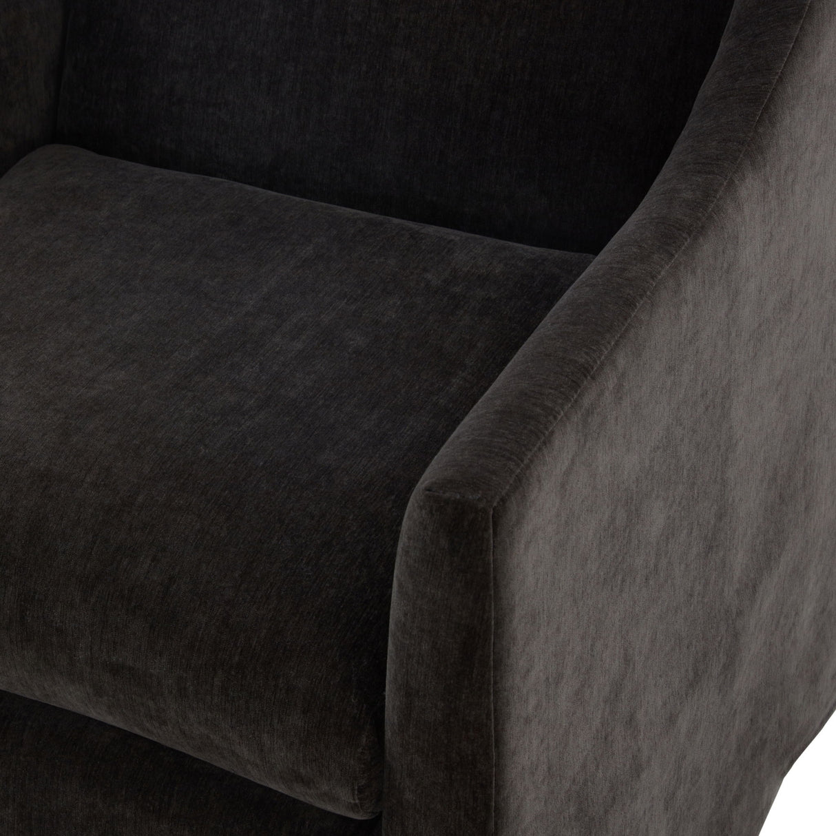 Luisa - Skirted Swivel Accent Chair