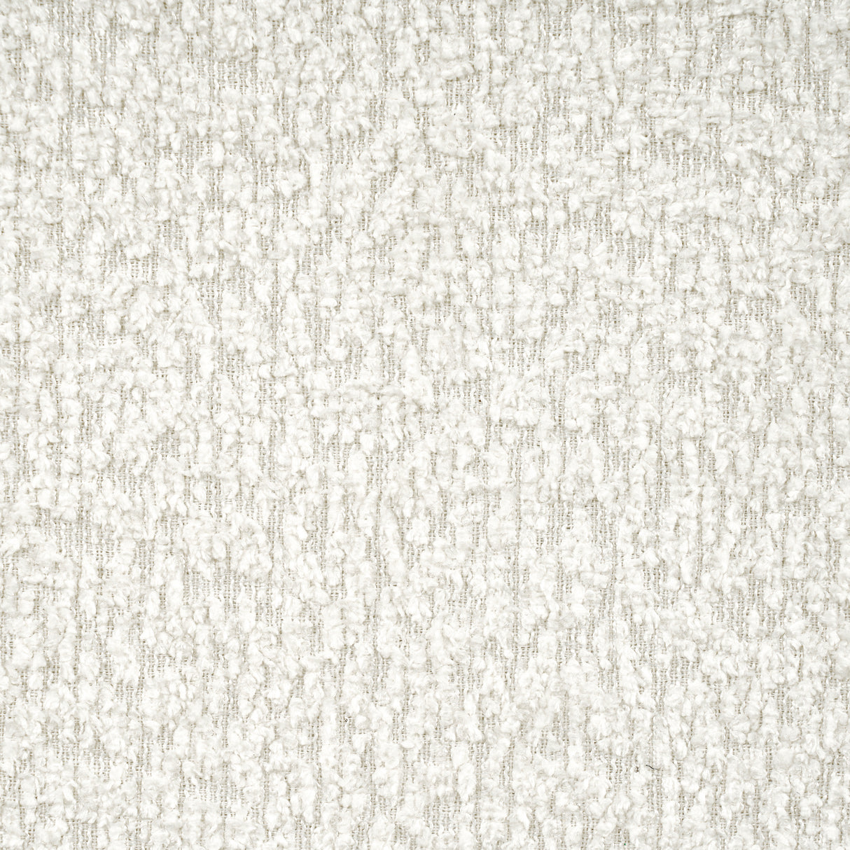 King Size Upholstered Bed Frame With Boucle Fabric Curved And Wide Headboard