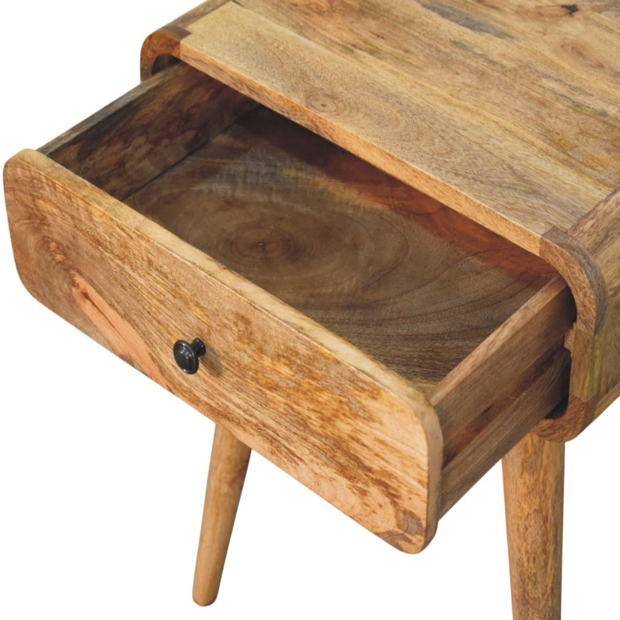 Solid Wood Avora Nightstand with 1-Drawer, Oak-ish