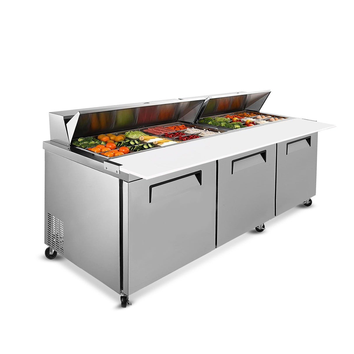 Orikool 72M IN Commercial Refrigerators Sandwich & Salad Prep Table