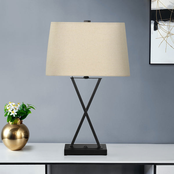 Lighting, Table Lamp, USB Port Included, Resin, Transitional - Black - Best Buy Furniture