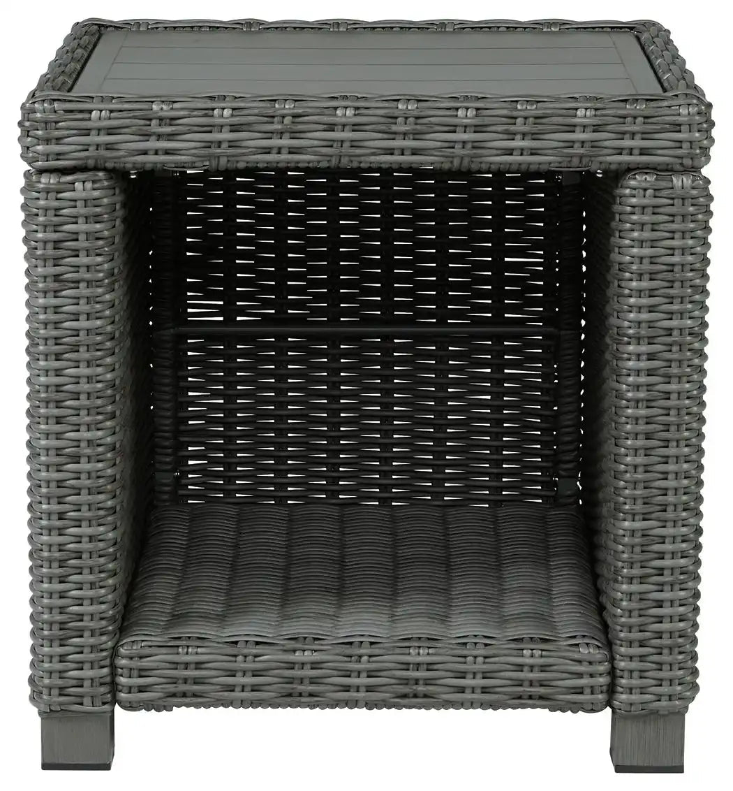 Elite Park - Square End Table - Gray - Best Buy Furniture