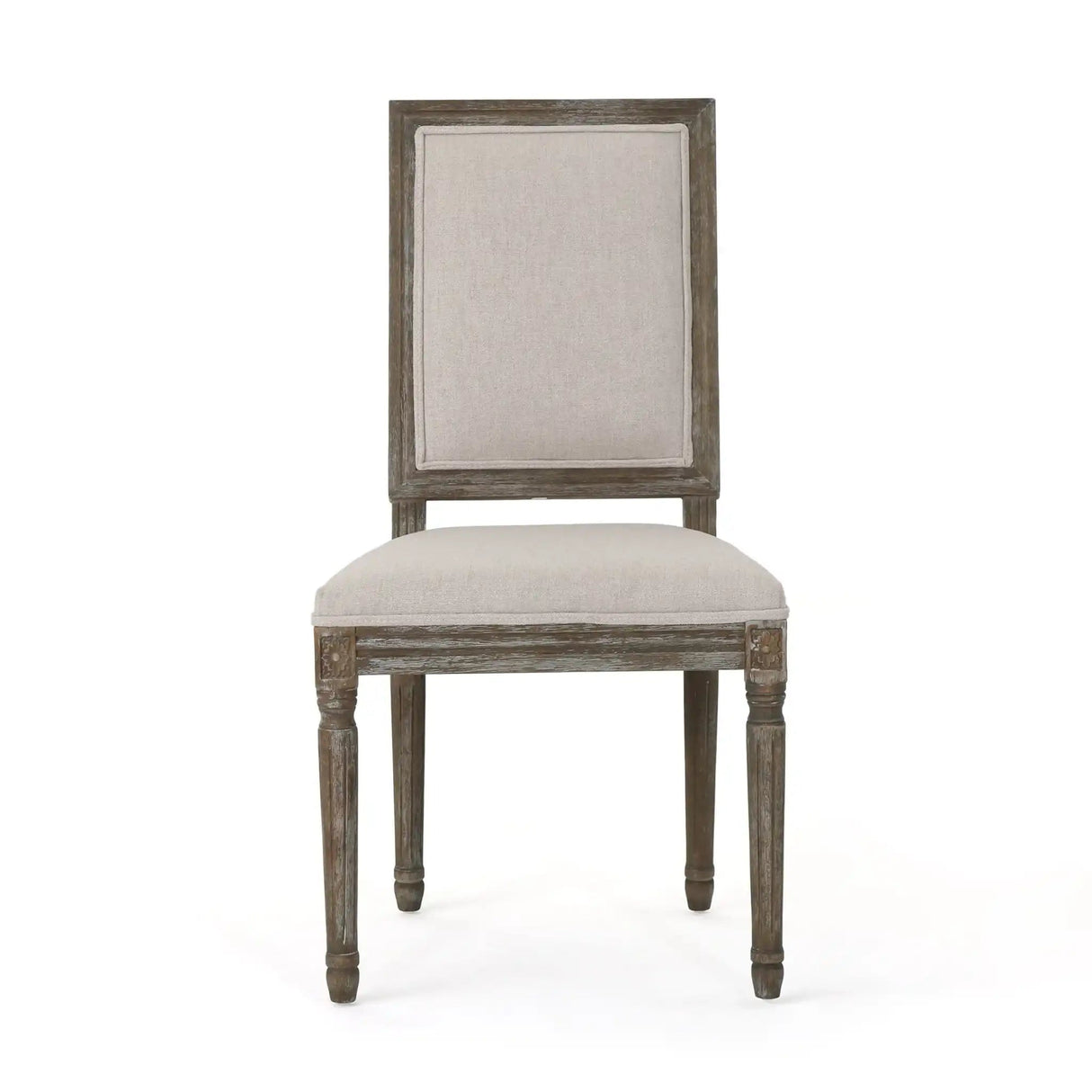 Traditional Style Dining Chair Set With Fabric Upholstery - Best Buy Furniture