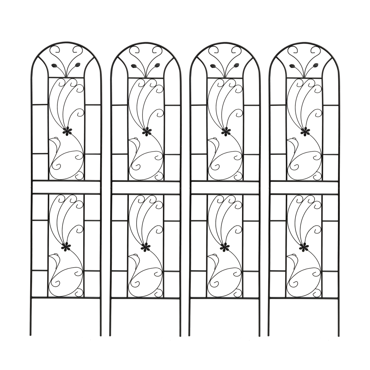 4 Pack Metal Garden Trellis