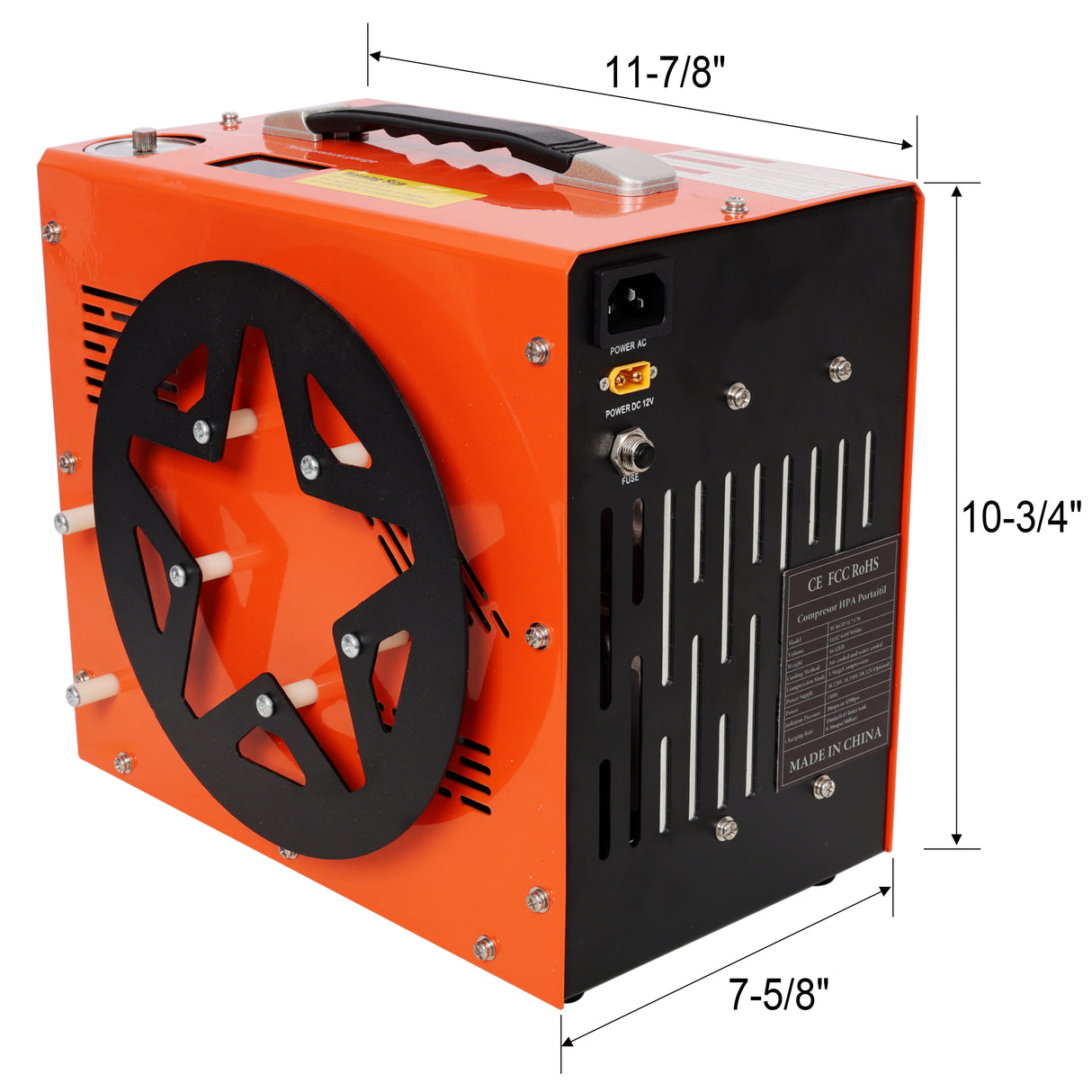 PCP Air Compressor, 4500PSI Portable with Auto-Stop and Built-In Converter