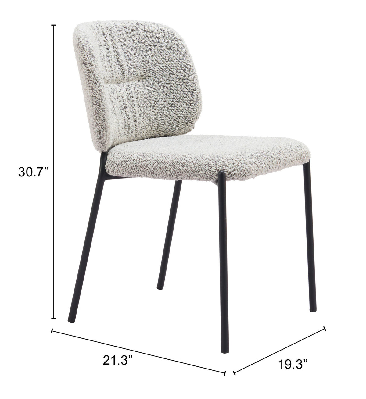 Zuo Modern Plat Dining Chair (Set of 2)