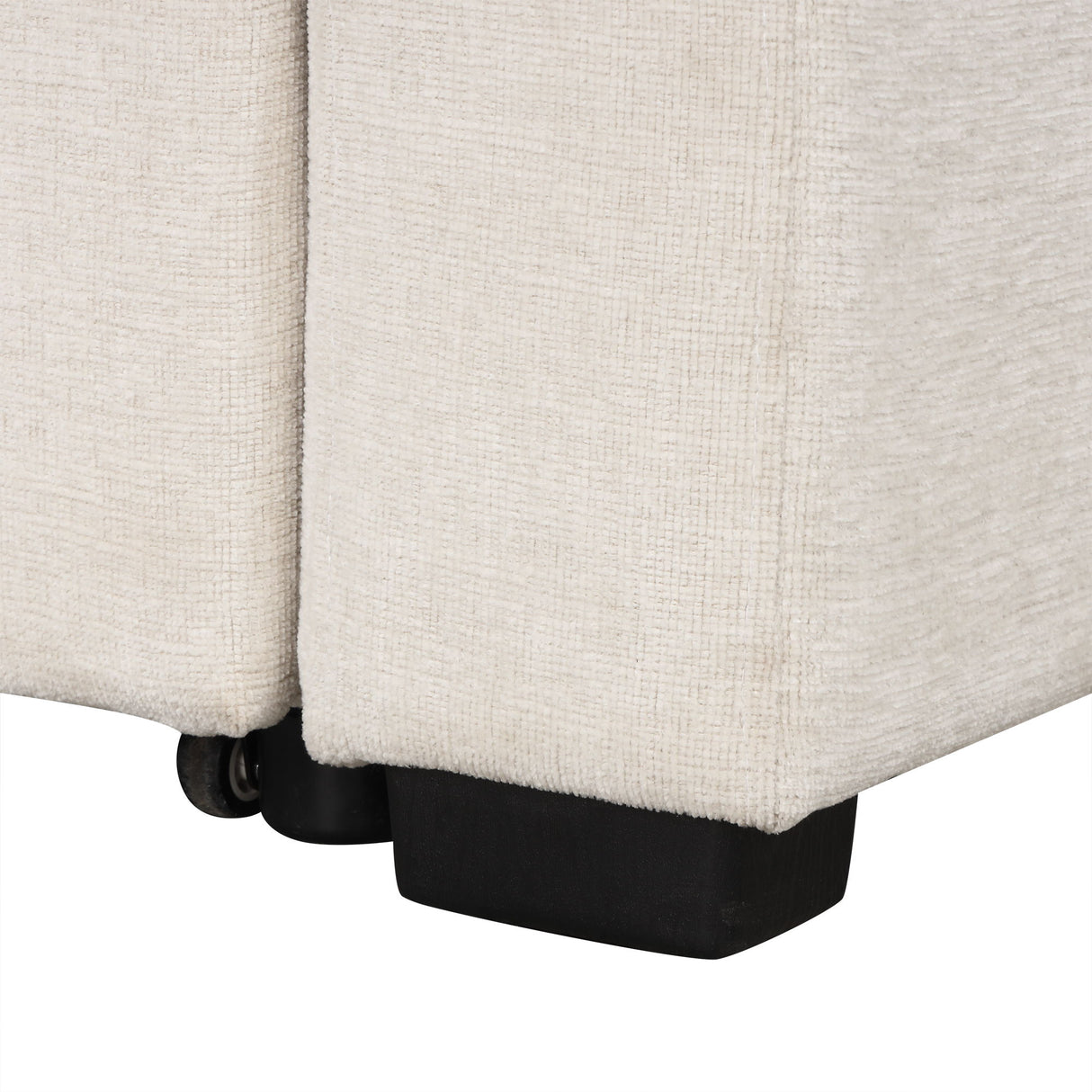 Single Pull Out Sofa Bed With USB Ports And Cup Holders
