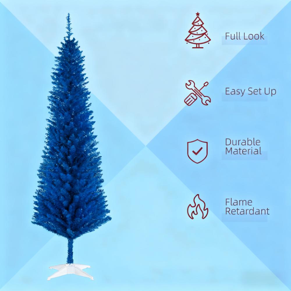 Striking 6ft Slim Pencil Artificial Christmas Tree