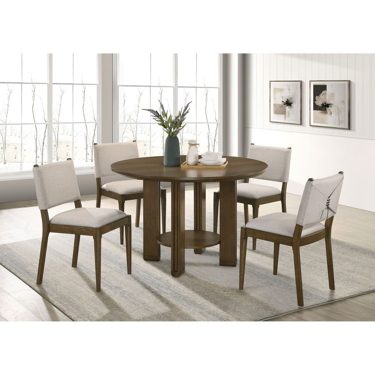 Crispin - Upholstered Dining Chair (Set of 2) - Brown