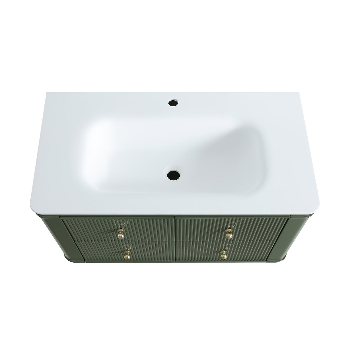 36" Wall Mounted & Floating Single Vanity