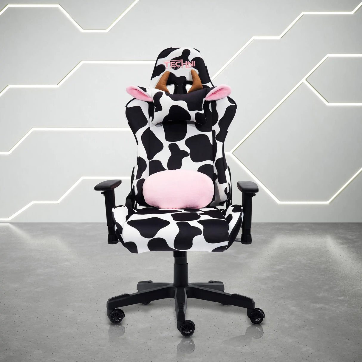TS85 COW Print LUXX Series Gaming Chair - Best Buy Furniture