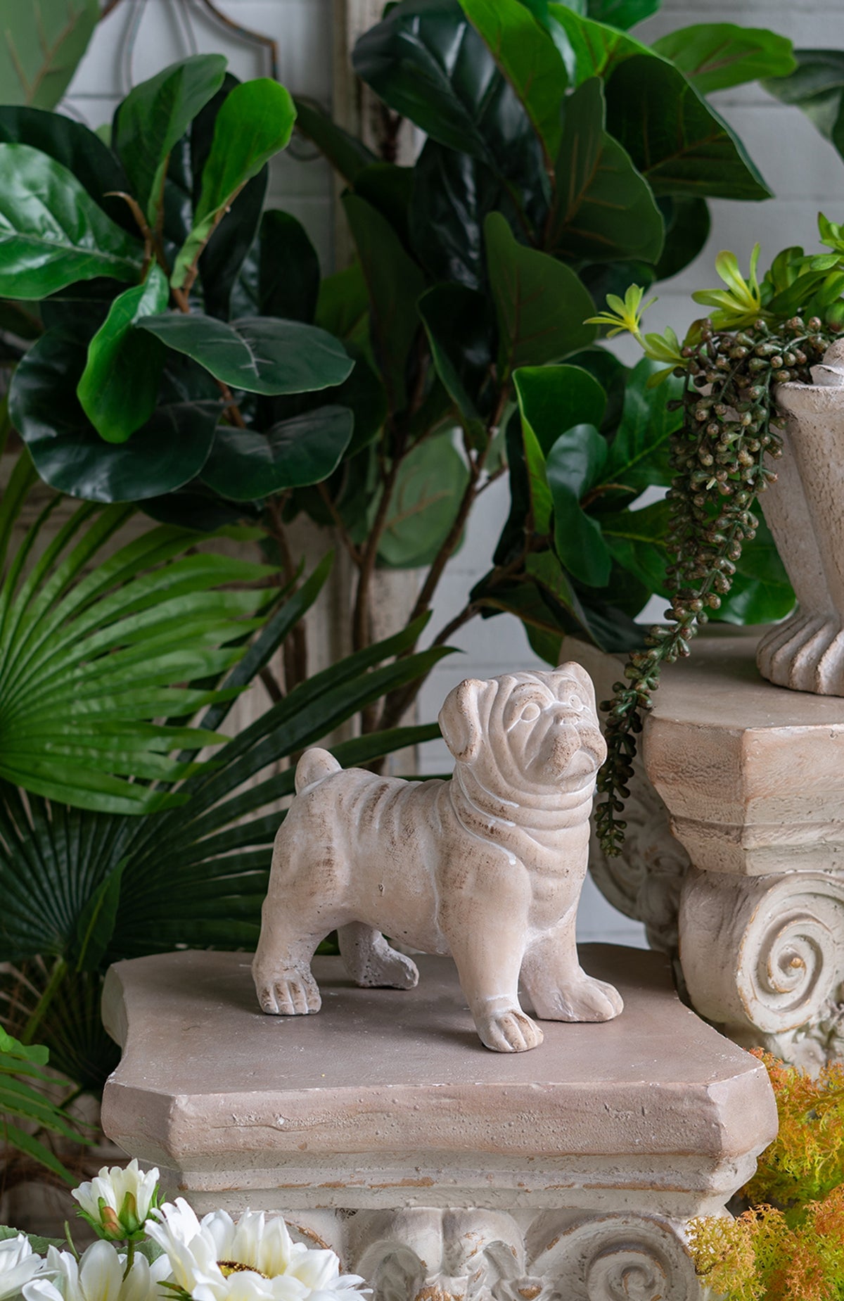 Standing Bulldog Figurine