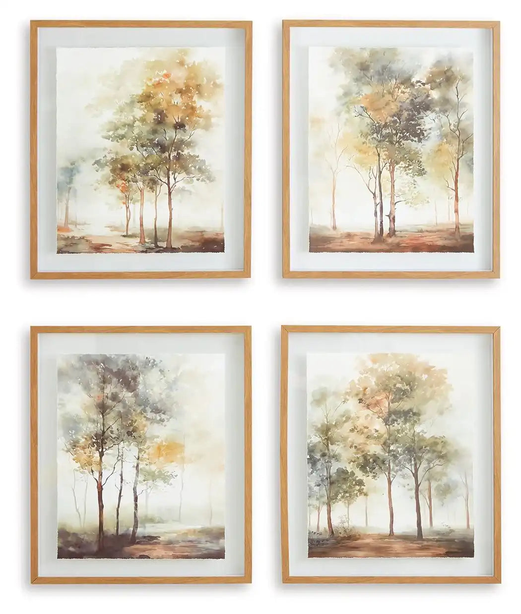 Bryneford - Wall Art Set (Set of 4) - Multi - Best Buy Furniture