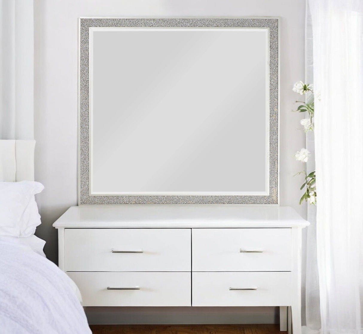 Sliverfluff - Mirror - Mirrored / Champagne - Best Buy Furniture