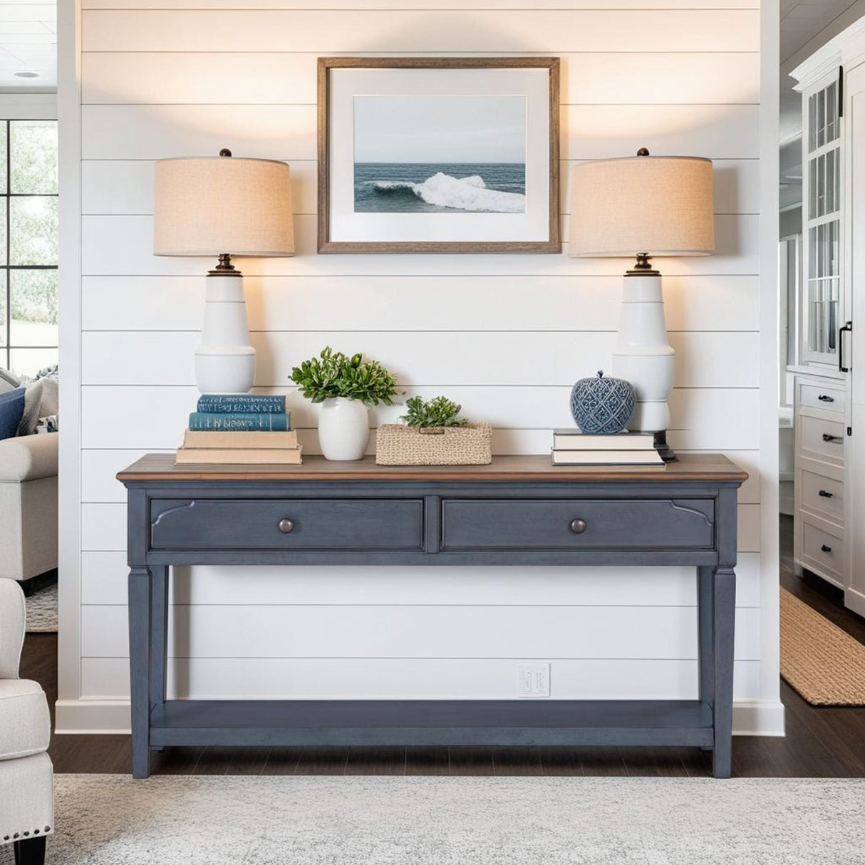 Sofa Table - Blue