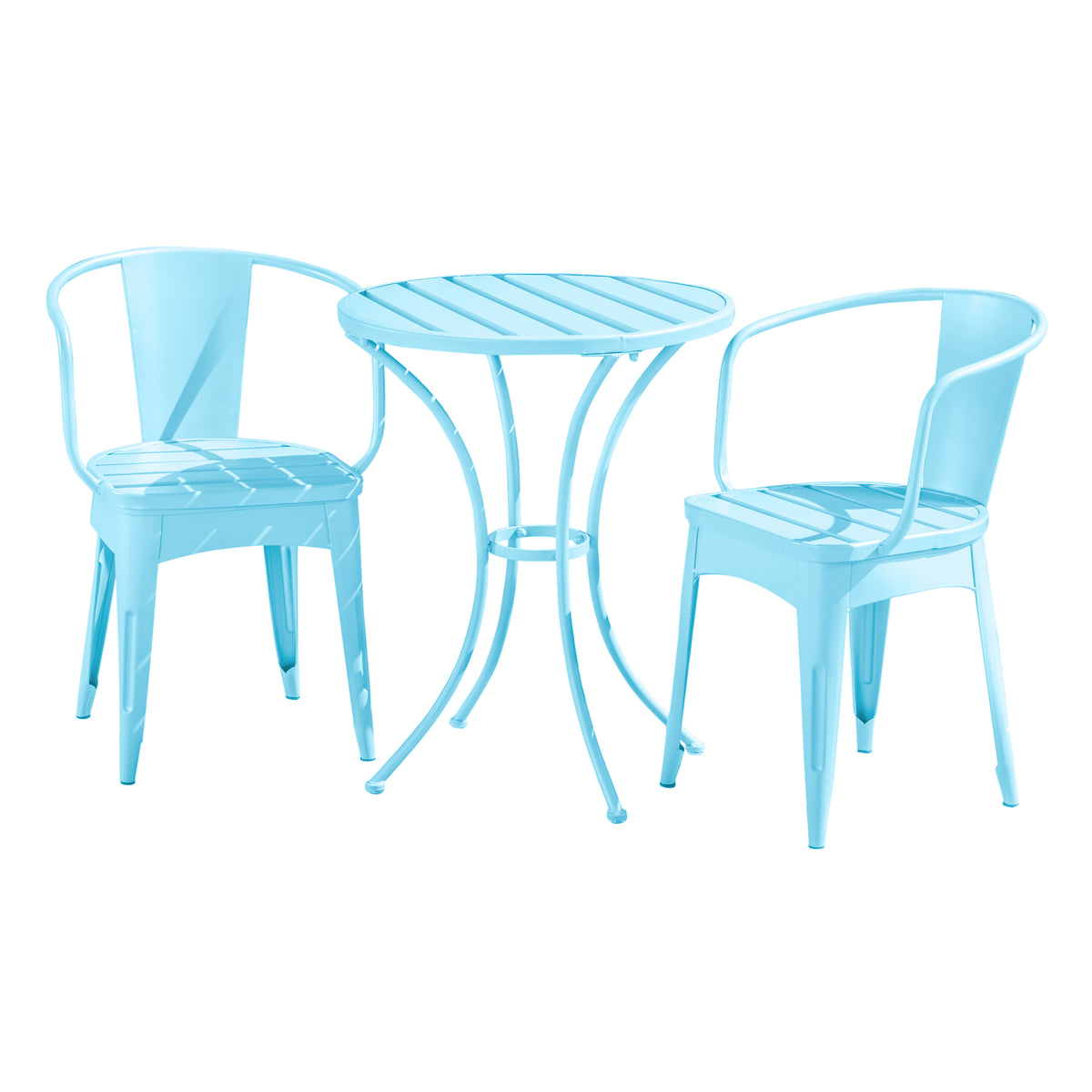 Colmar 3 Pc KD Metal Set - Matte