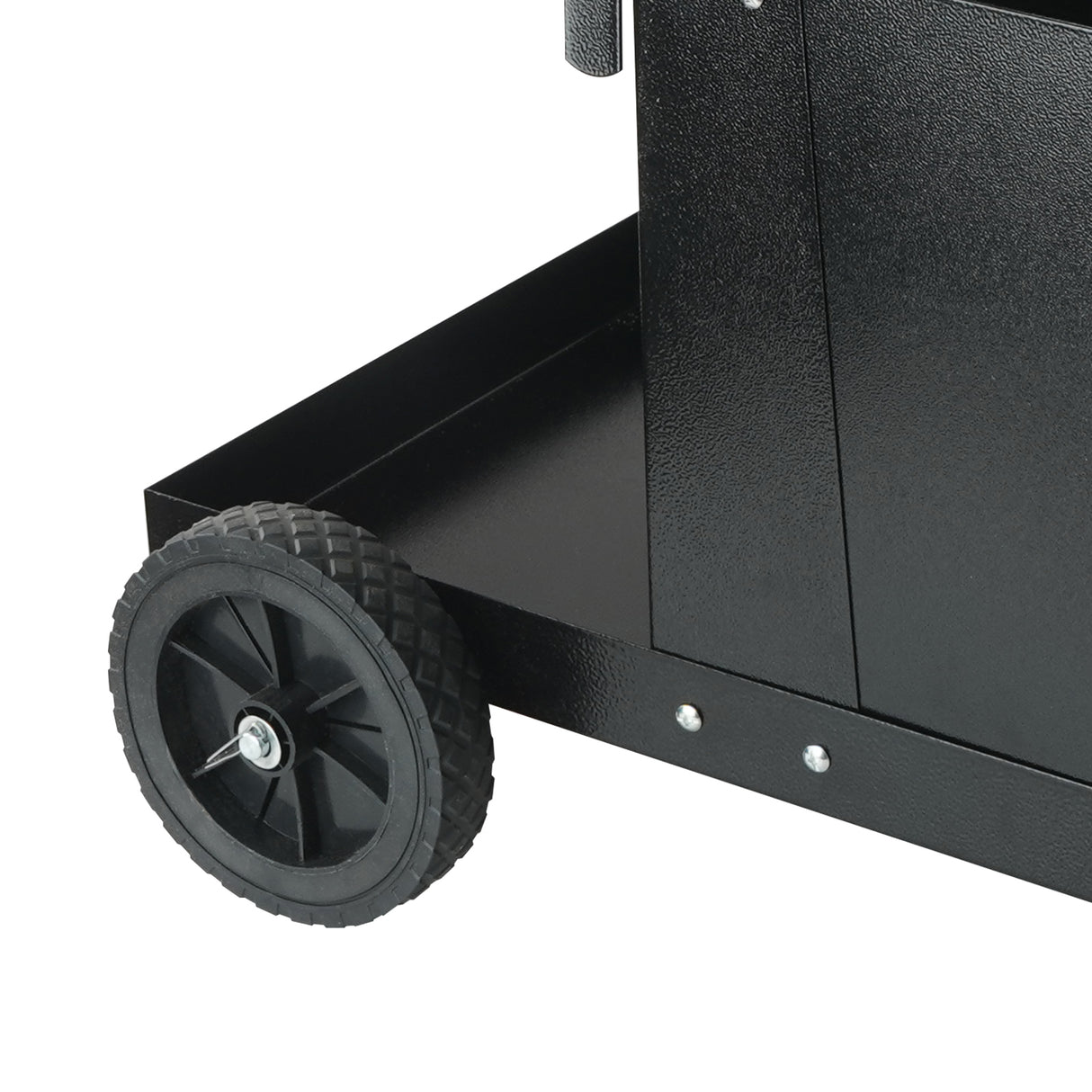Welding Cart, 2-Tier Heavy Duty Welder Cart with Lockable Cabinet