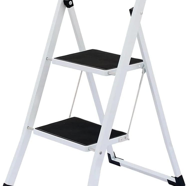 Lightweight Folding Step Stools with Anti-Slip Pedal - 330lbs Capacity (2 or 3 Step)