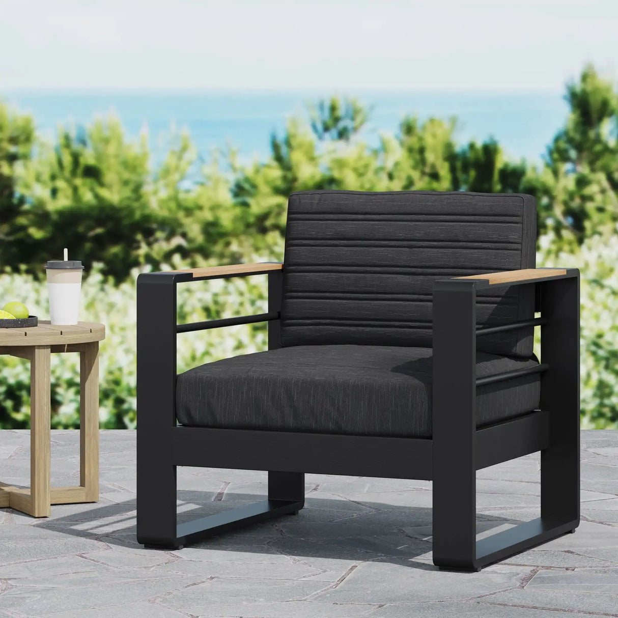 Giovanna - Club Chair Set With Aluminum Frame - Best Buy Furniture