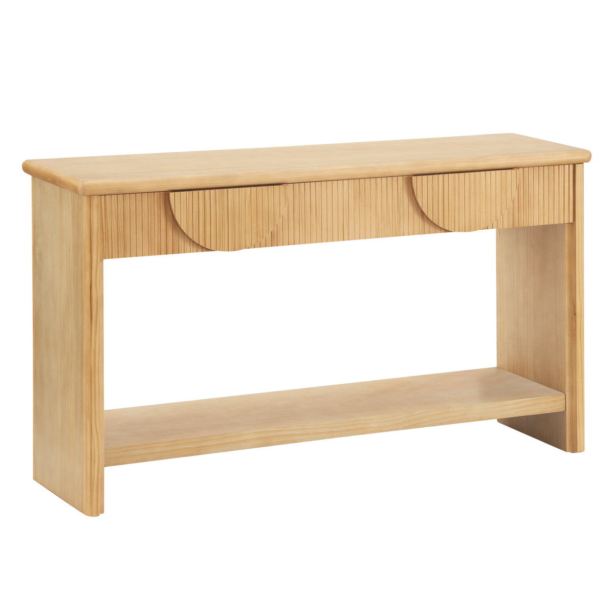 55" Fluted Console Table