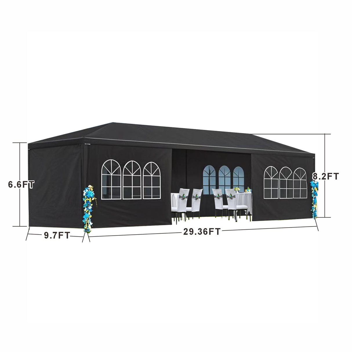 10x30' Wedding Party Canopy Tent Outdoor Gazebo