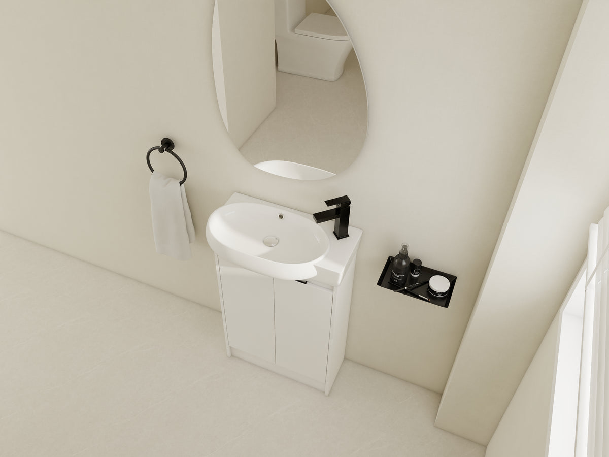23" Freestanding Bathroom Vanity with Sink, Soft Close Doors