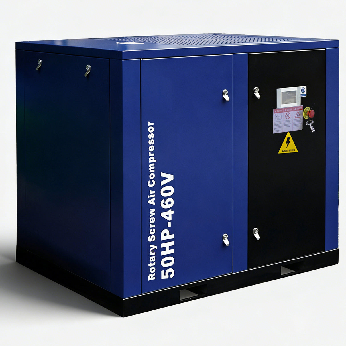 50HP Rotary Screw Air Compressor, 219CFM, 125PSI, 460V 3-Phase