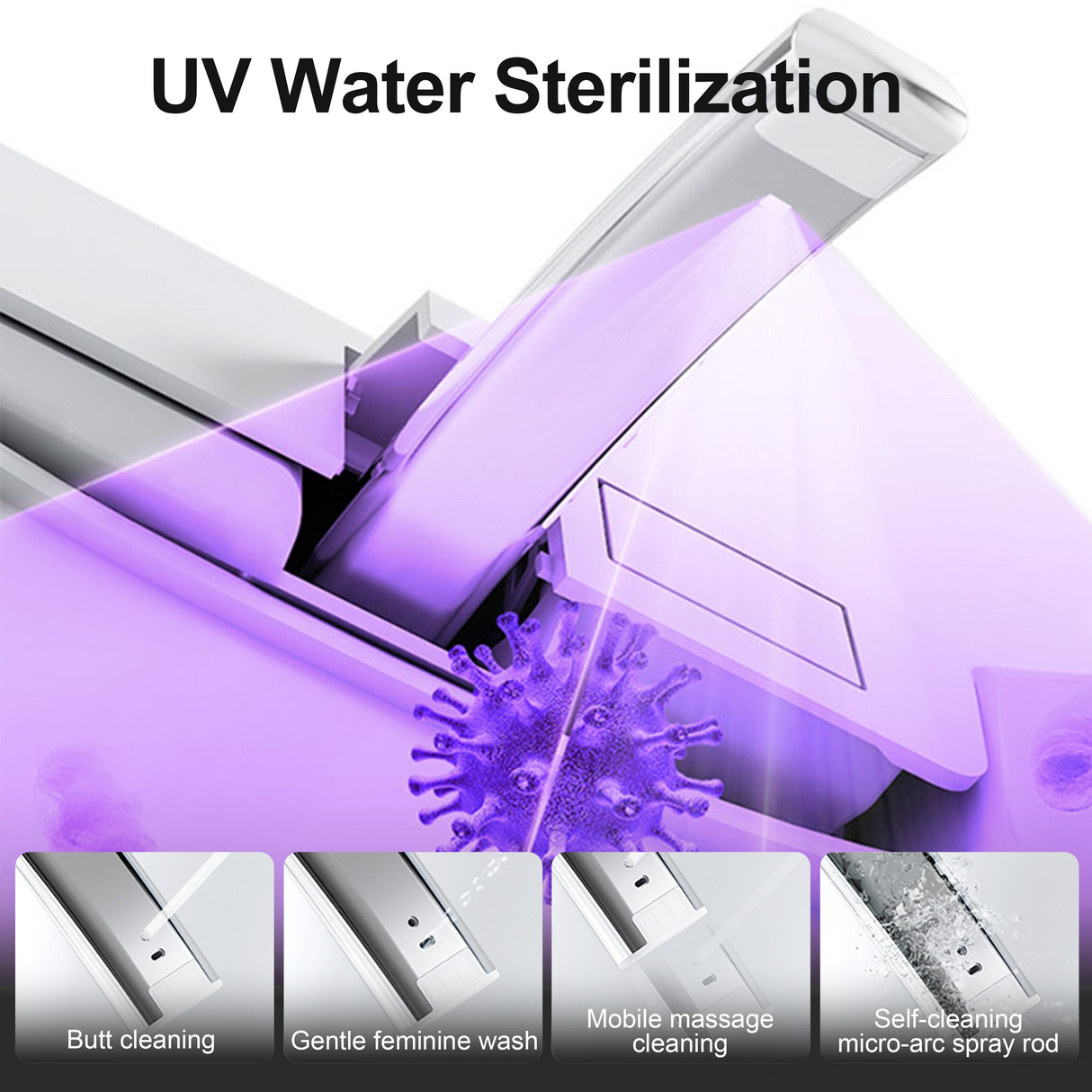 Household luxury no water pressure limit all-in-one intelligent toilet high-speed drying fully automatic flap sterilization splash-proof foam shield toilet