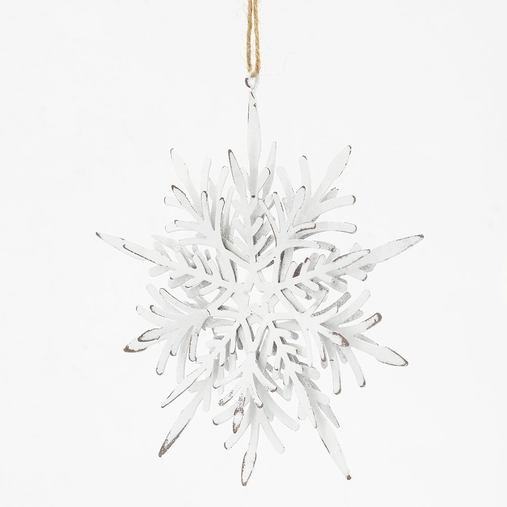 Iron Snowflake Hanger - Set of 6