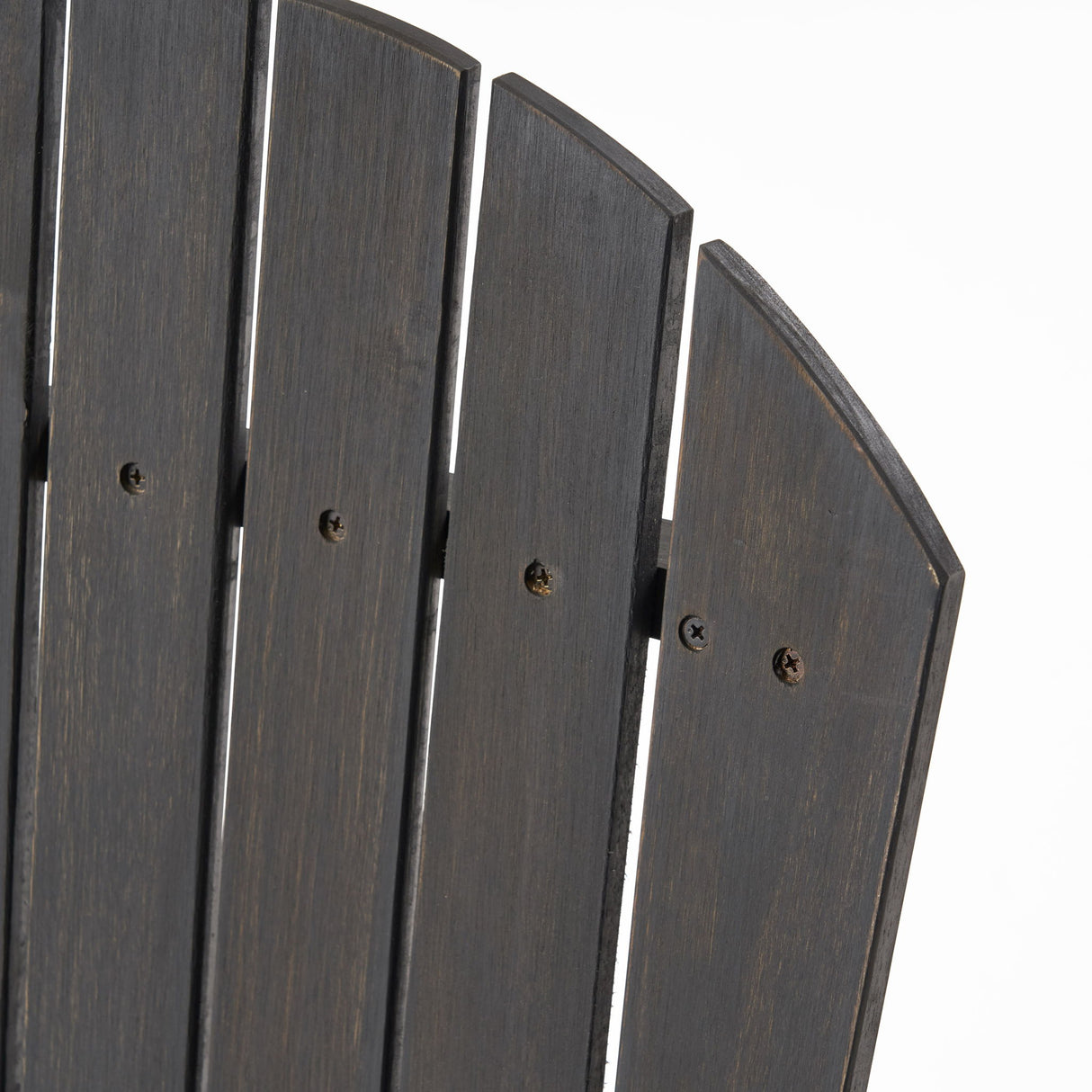 Outdoor Weather Resistant Acacia Wood Adirondack Dining Chairs (Set of 2)