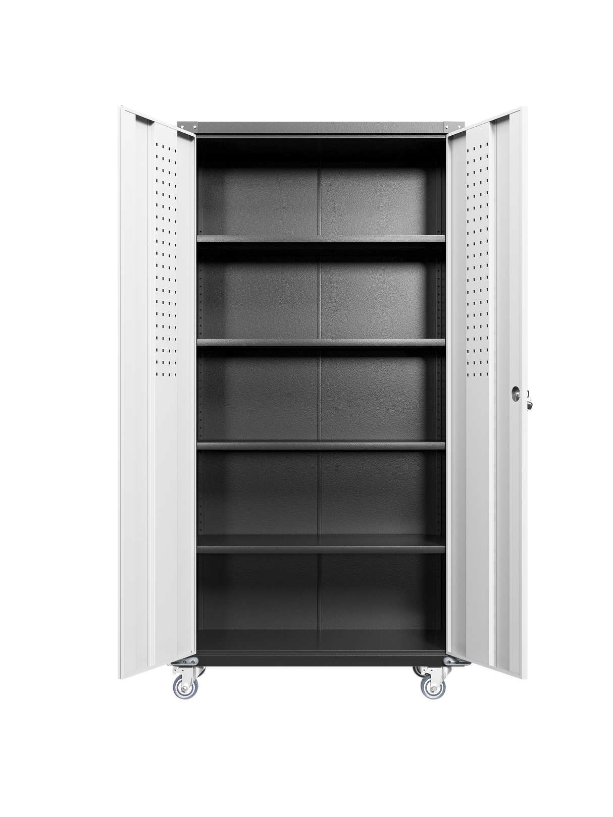 Garage Storage Cabinets with Locking Doors and 4 Adjustable Shelves