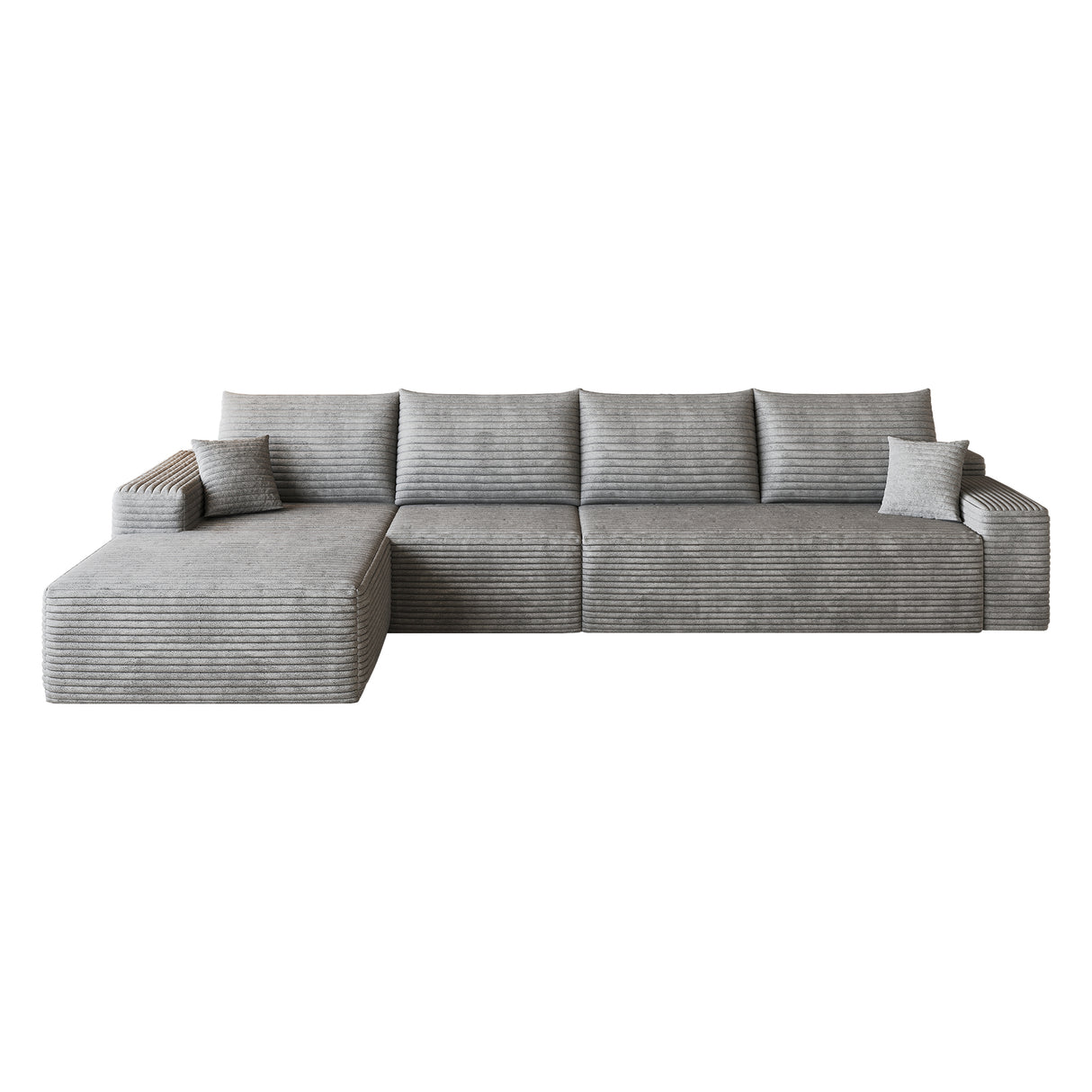 135" Cloud Sectional Couch with L-Shape Chaise