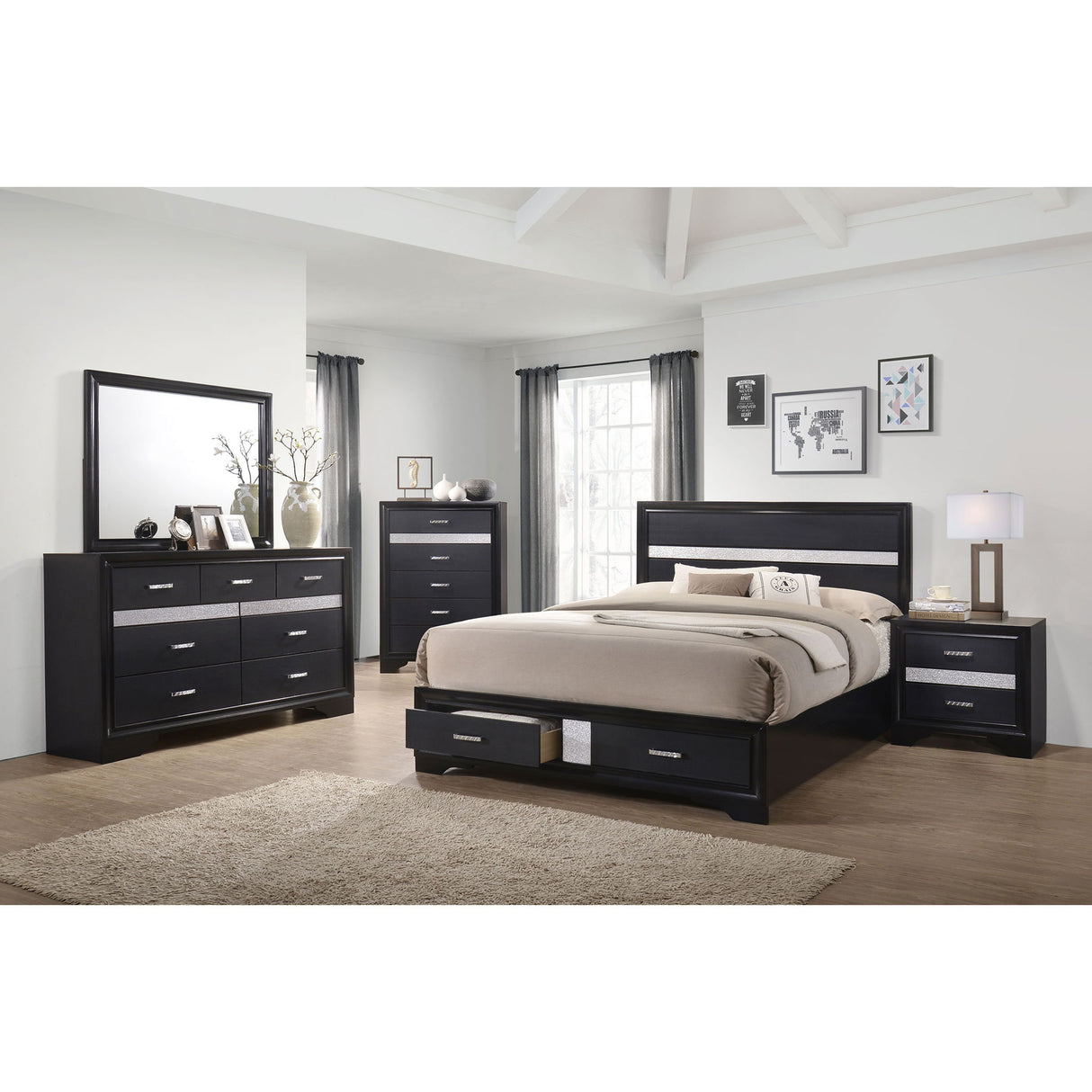 Annie - Panel Bed