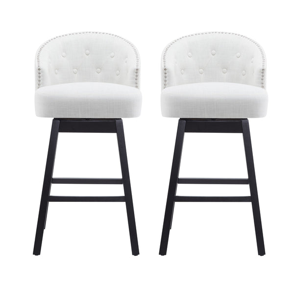 360 Degree Rotation Swivel Counter Stools (Set of 2) - Best Buy Furniture