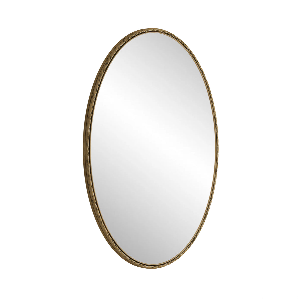 Iron Art Oval Retro Mirror