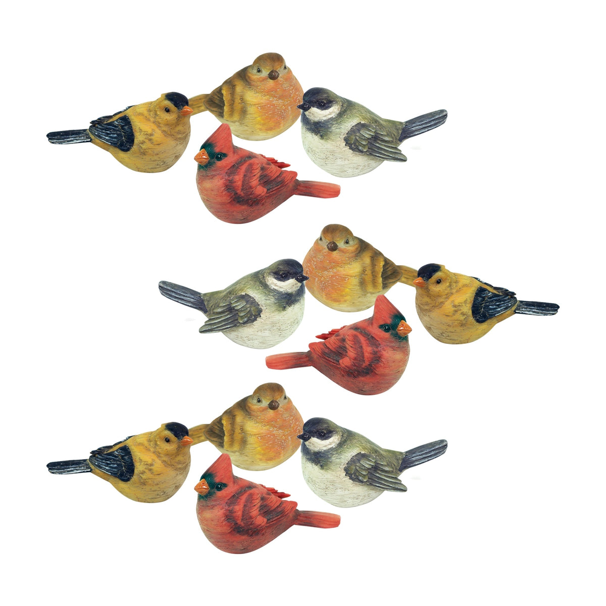 Realistic-painted-tabletop-bird-figurine-(set-of-12)-Figurines