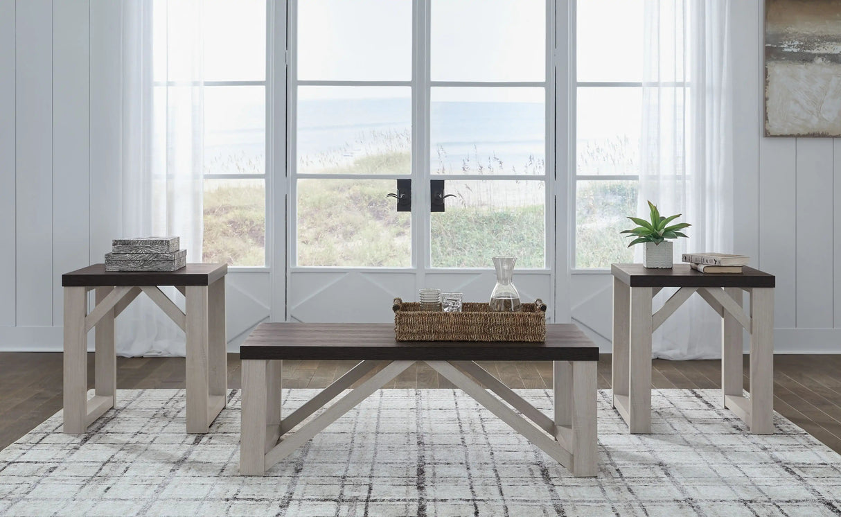 Dorrinson - Occasional Table Set (Set of 3) - Antique White - Best Buy Furniture