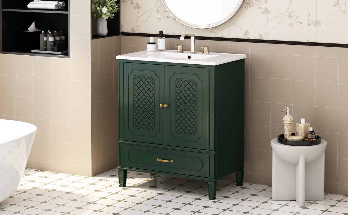 30" Bathroom Vanity with Sink