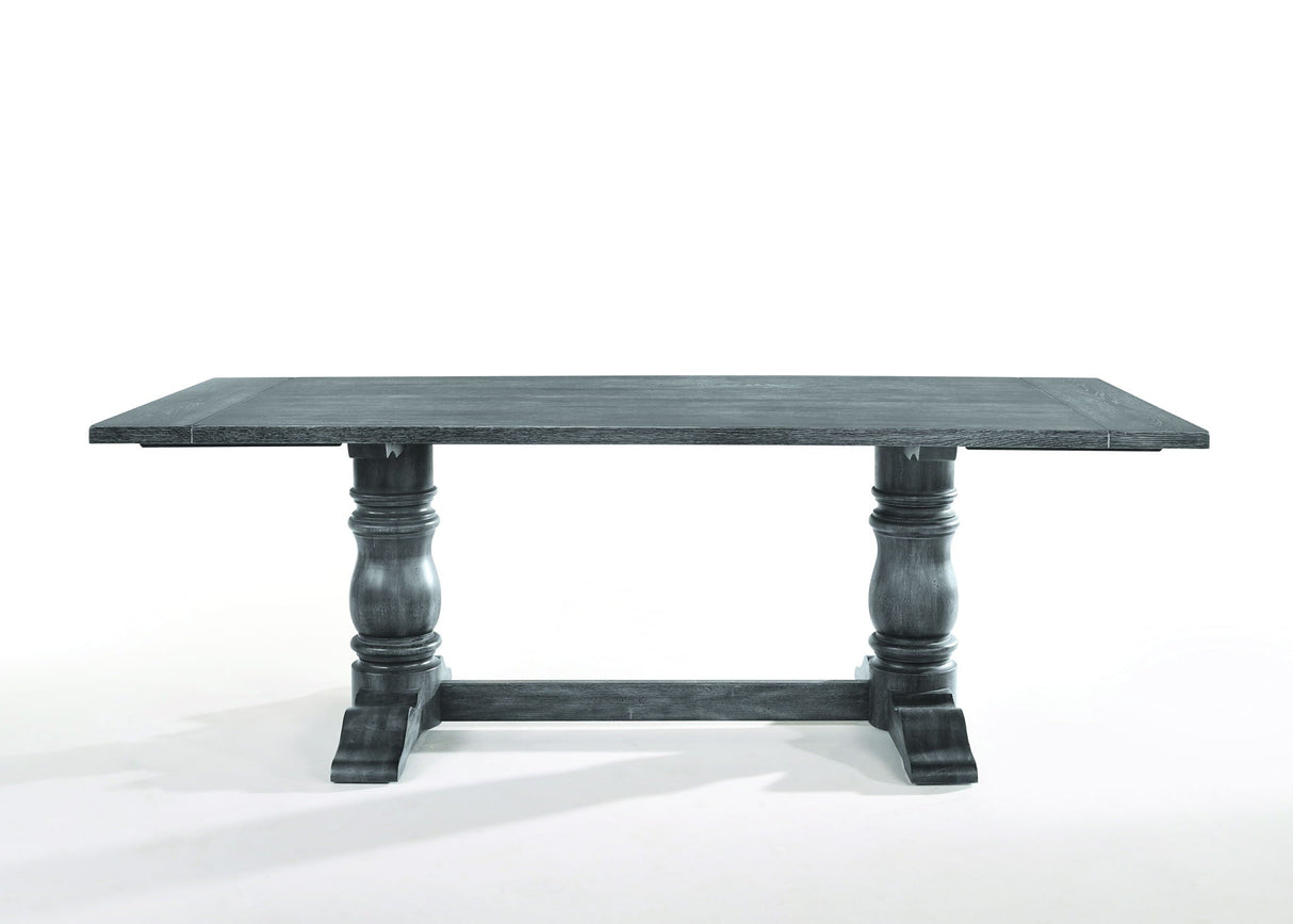 Leventis - Dining Table - Weathered Gray - Best Buy Furniture