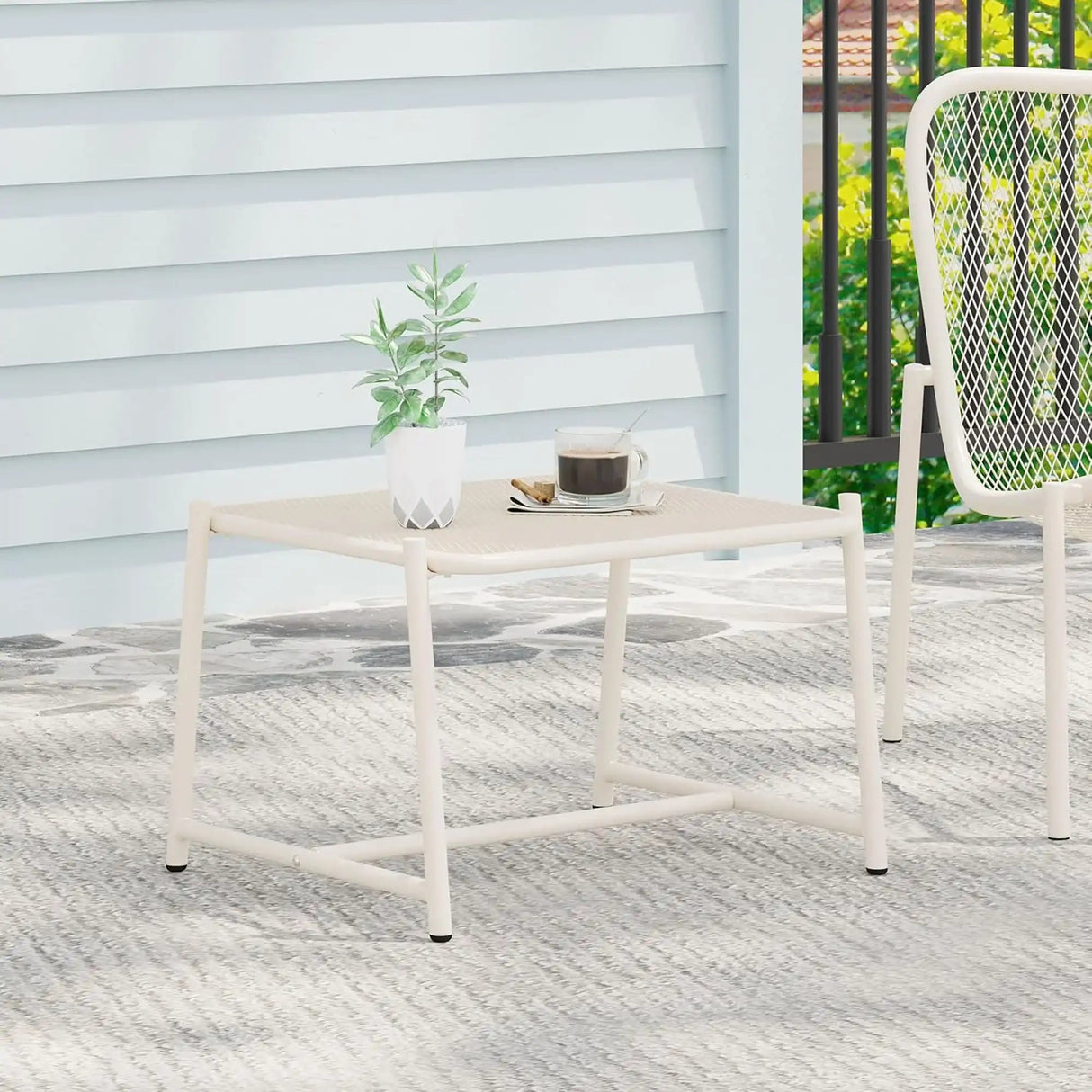 Kincaid - Modern Mesh Top Side Table - Best Buy Furniture