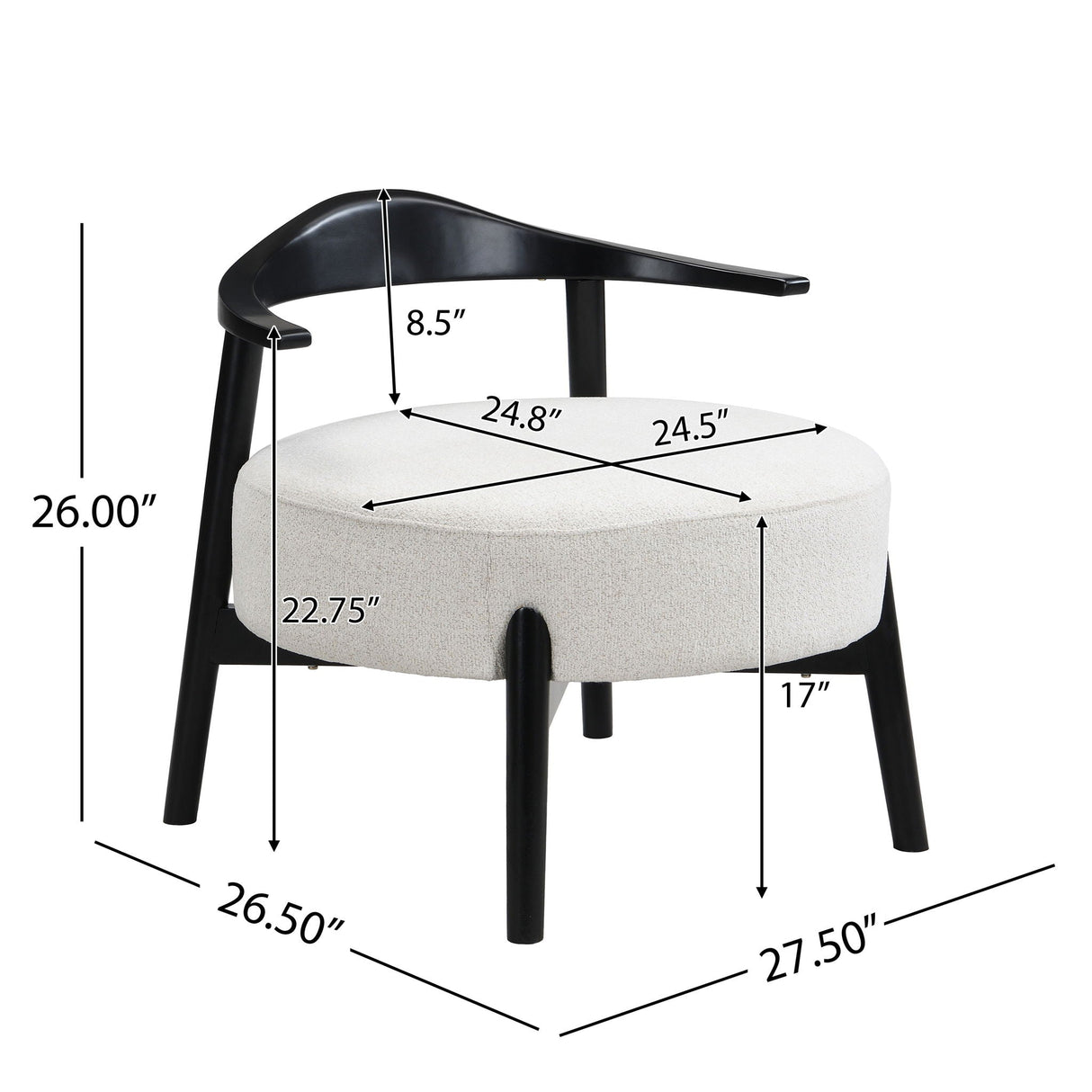 Modern Living Room Upholstered Accent Chair - Best Buy Furniture