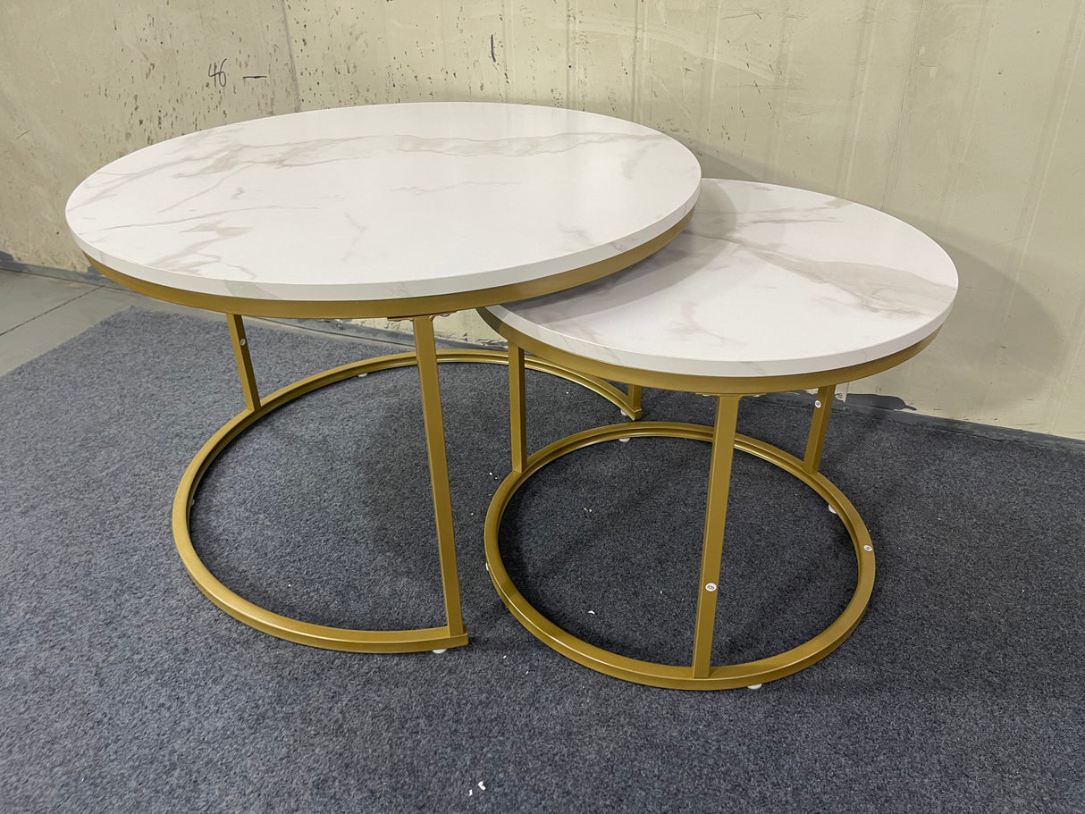 27.6in Nesting Coffee Table Set of 2